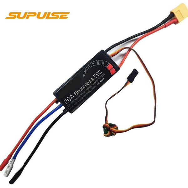 1 Uds ESC-sin escobillas-20A-XT60 para barco rc Vector S