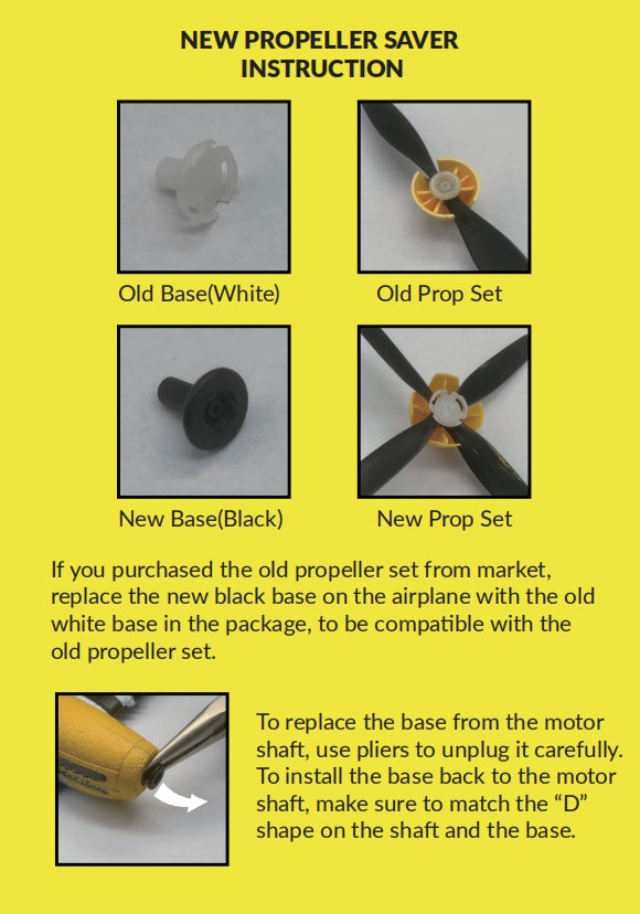 4 Stück Propellerschoner-Wellenadapter (alte Version) für 761-Serie