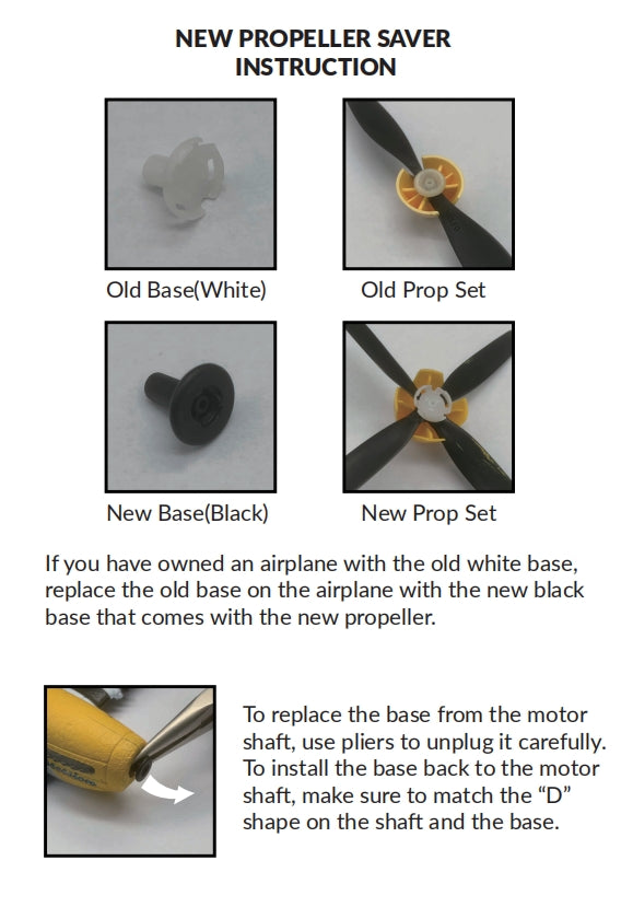 Parte superior del eje protector de hélice de 4 piezas para la serie 761