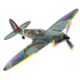 VolantexRC Spitfire V2 RTF Avião RC para iniciantes - 4CH Warbird com giroscópio