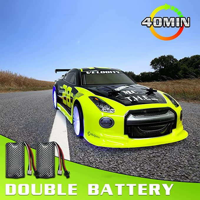 Racent 1:14 Scale Hight Speed Remote Control Sport Racing Drift Car RTR with LED Lights.