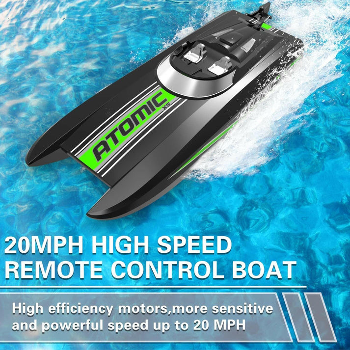 VOLANTEXRC Bateaux télécommandés sans balais pour adultes, bateau télécommandé rapide de 30 km/h avec 2 VOLANTEXRC Bateaux télécommandés sans balais pour adultes, bateau télécommandé rapide de 30 km/h avec 2