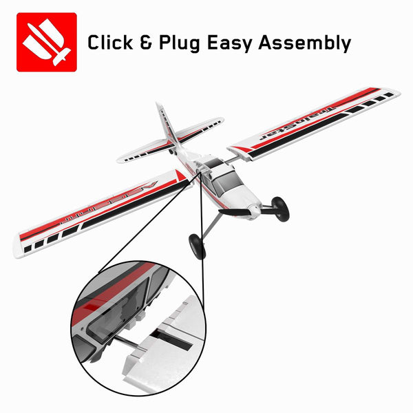 ASCENT 1400MM 4 Channel RC Airplane with Over-Grade Power System and Plasitc Fuselage (747-8) PNP.