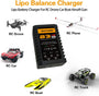 SUPULSE LiPo Battery Charger RC Balance Charger AC 7.4-11.1V 2S-3S 10W Upgrade Version B3AC Pro Compact Charger Lipo Charger (B3V2) - EXHOBBY