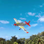 VOLANTEXRC P-51 Mustang 2.4G 5CH Remote Control Warbird 750MM Red with One Key U-Turn Function (768-1) - EXHOBBY