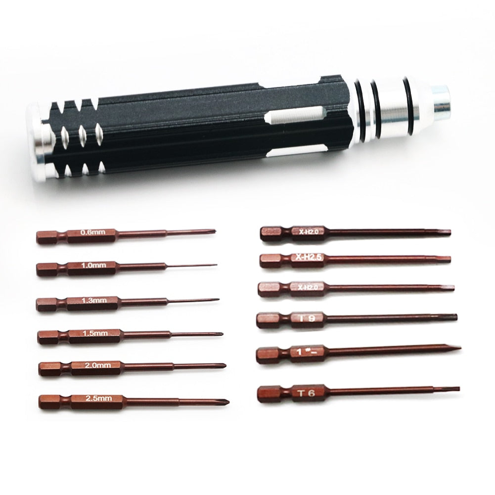 Supulse 12 in 1 Hex Driver, Hex Screwdrivers RC Tools Set S2 Steel Tool for RC Model Robotics Bench Work Precision Engineering-EXHOBBY LIMITED.